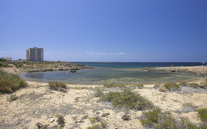 Bassa des Cabot Strand bei Colonia Sant Jordi