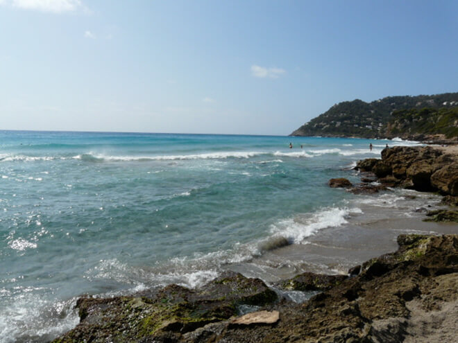 Cala Albardans Strand bei Canyamel