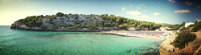 Cala Anguila Strand bei Cala Mandia