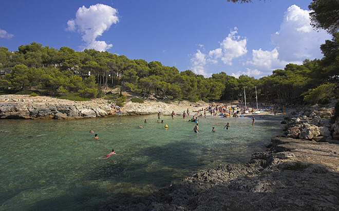 Cala Barca Strand bei Cala Mondragó