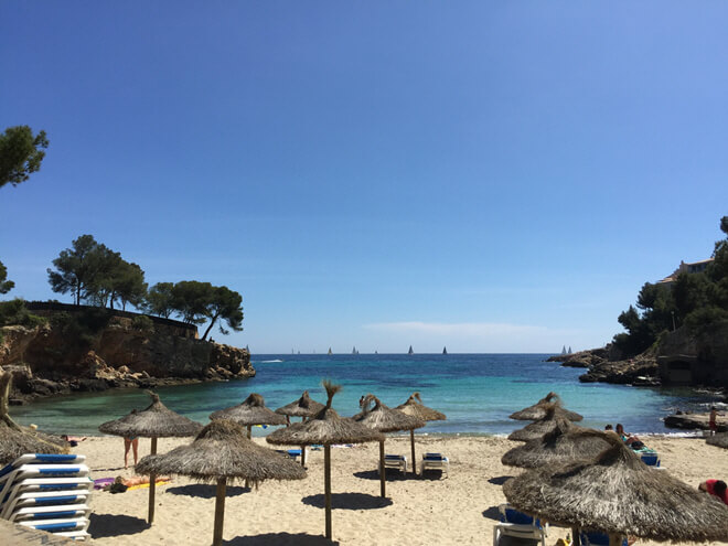 Cala Bendinat Strand bei Bendinat