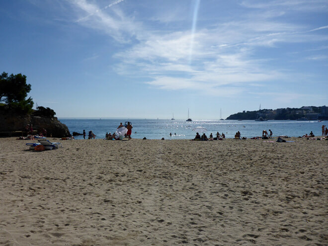 Cala Blanca Strand bei Palmanova