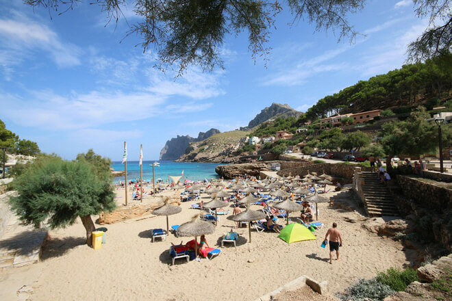 Cala Carbo Strand bei Cala Sant Vicente