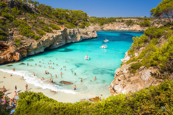 Cala de Moro Strand bei Santanyi