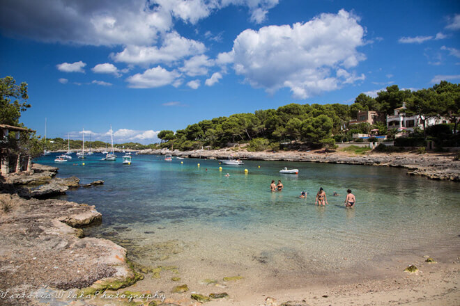 Cala de Sa Torre Strand bei Porto Petro