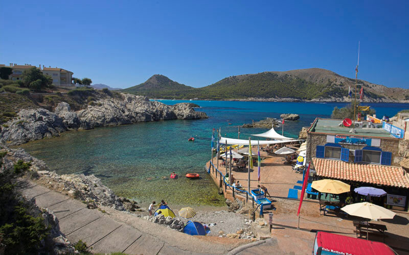 Cala Lliteras Strand bei Cala Ratjada