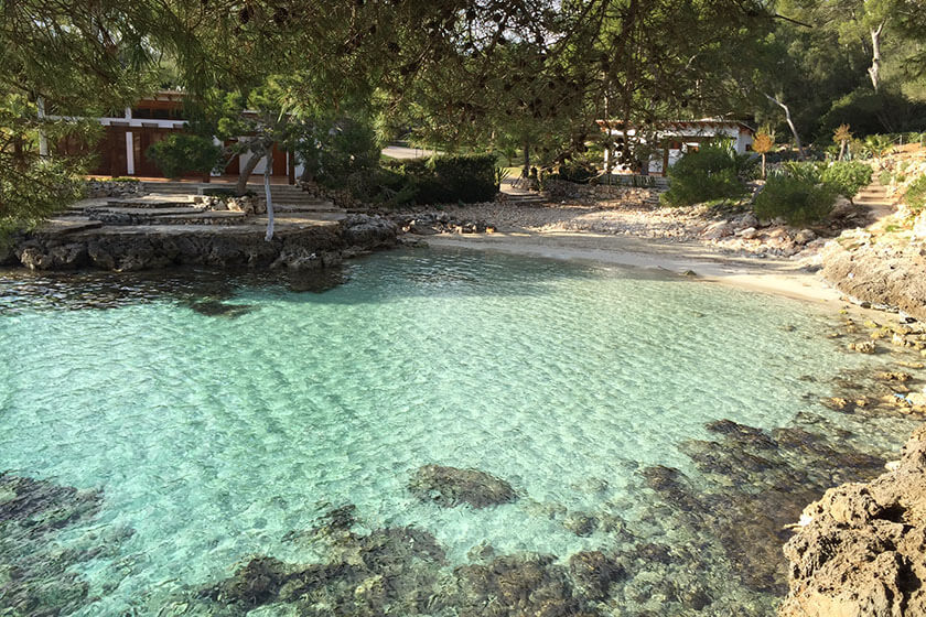 Cala Mitjana Strand bei Cala d'Or