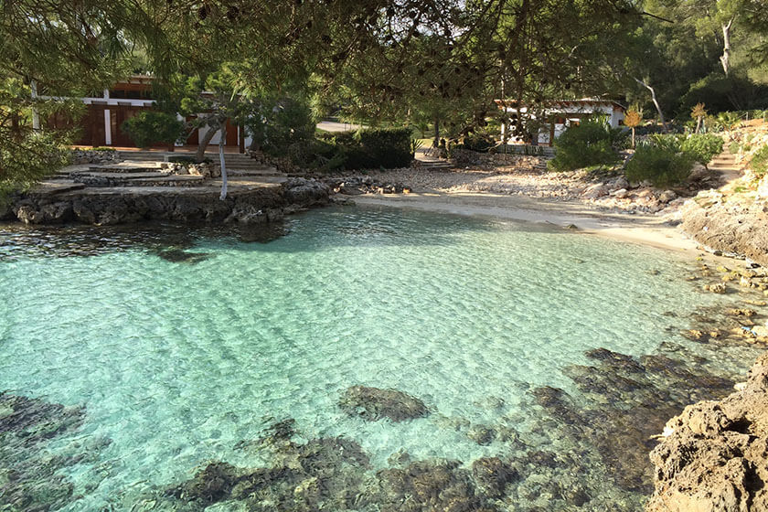 Cala Mitjana Strand bei Cala d'Or