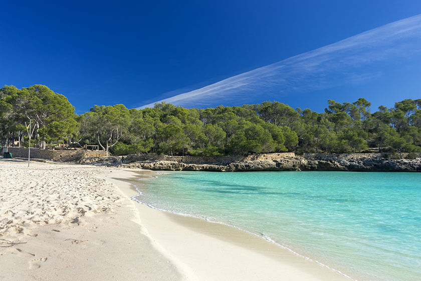 Cala Mondrago Strand bei Alqueria Blanca