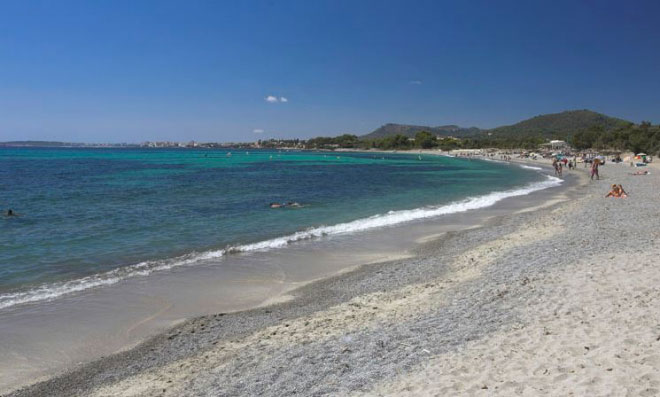 Cala Sa Marjal Strand bei Costa de los Pinos