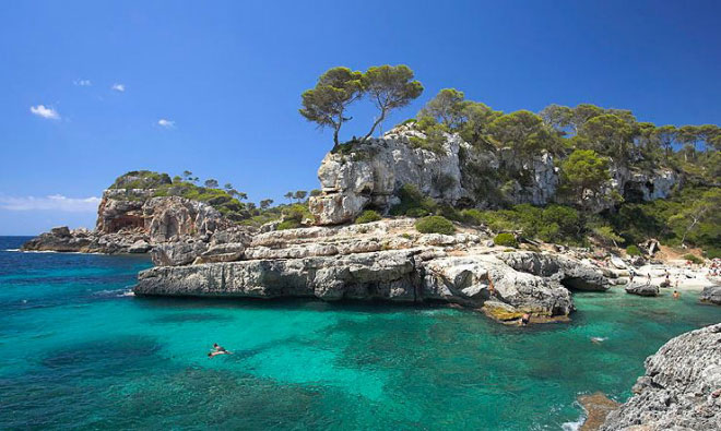 Cala s'Almunia Strand bei Santanyi