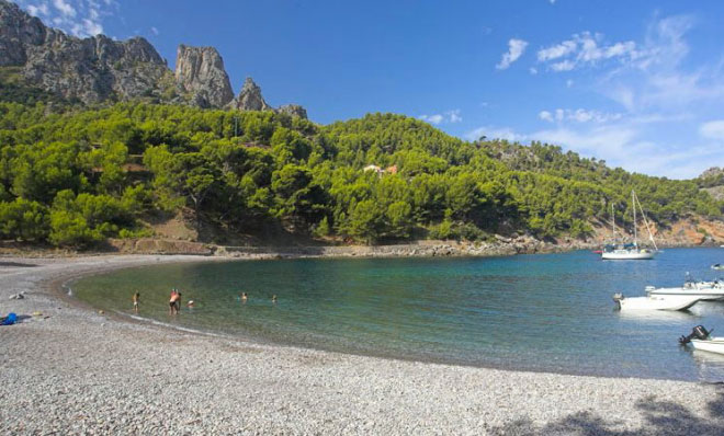 Cala Tuent Strand bei Escorca