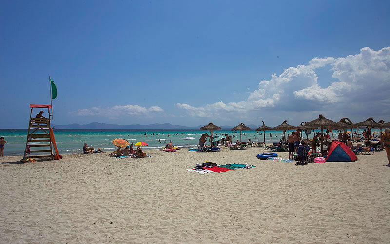 Playa d' Alcudia Strand bei Alcudia